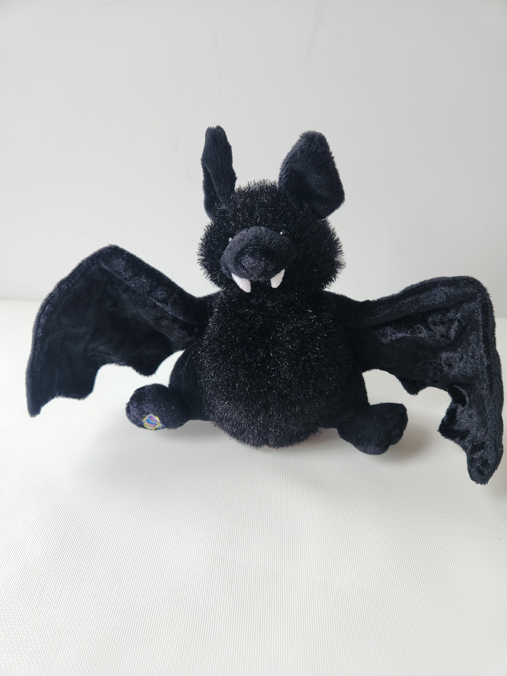 GANZ Webkinz Black Plush Bat HM367 No Code Stuffed Animal Toy